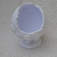 3D-gedruckte Totenkopf-Standschale