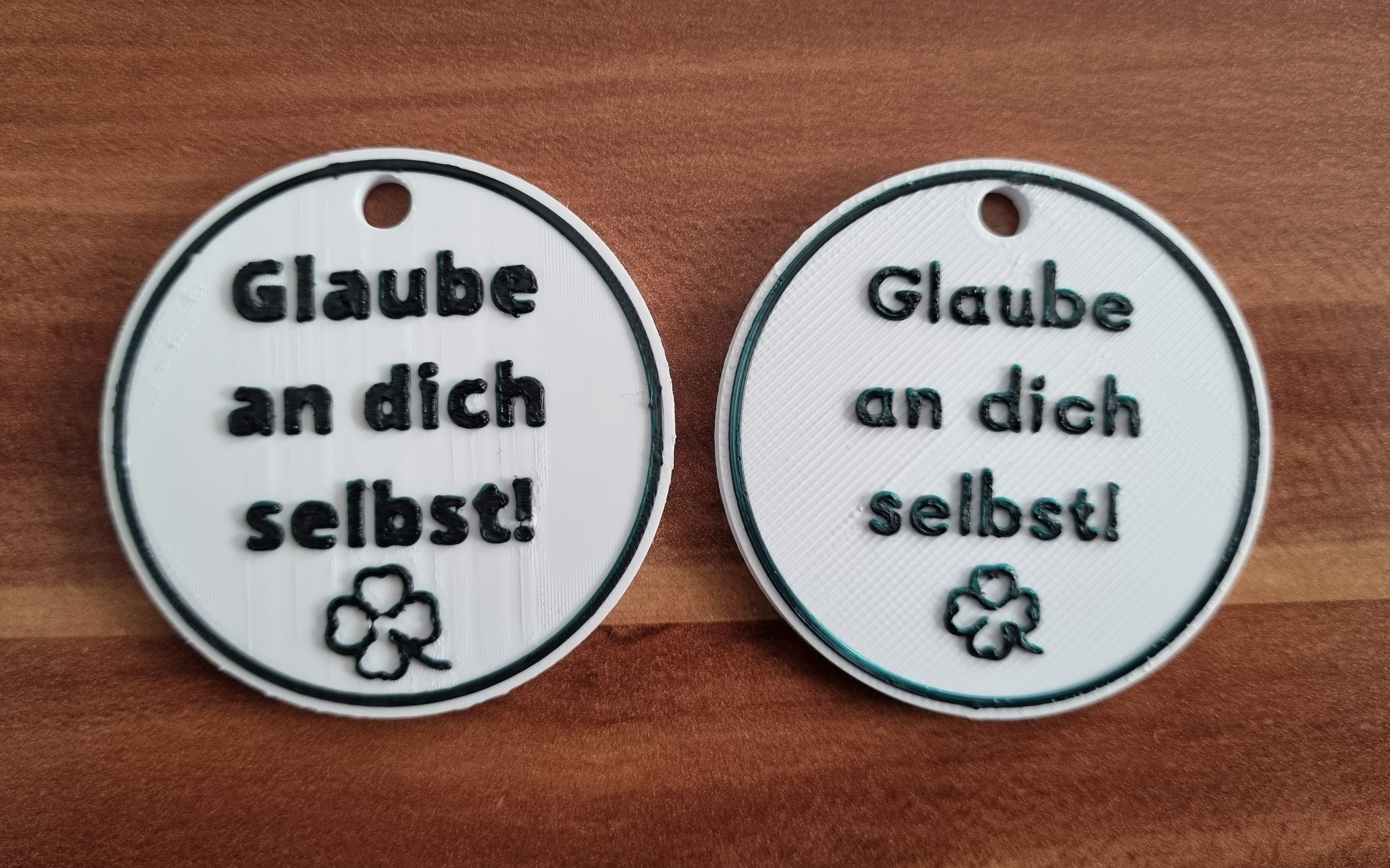 Glaube an dich selbst! Anhänger